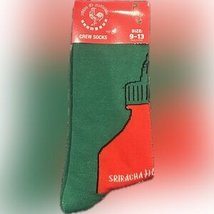 Sriracha Crew Socks | NWT | Unisex Adult
